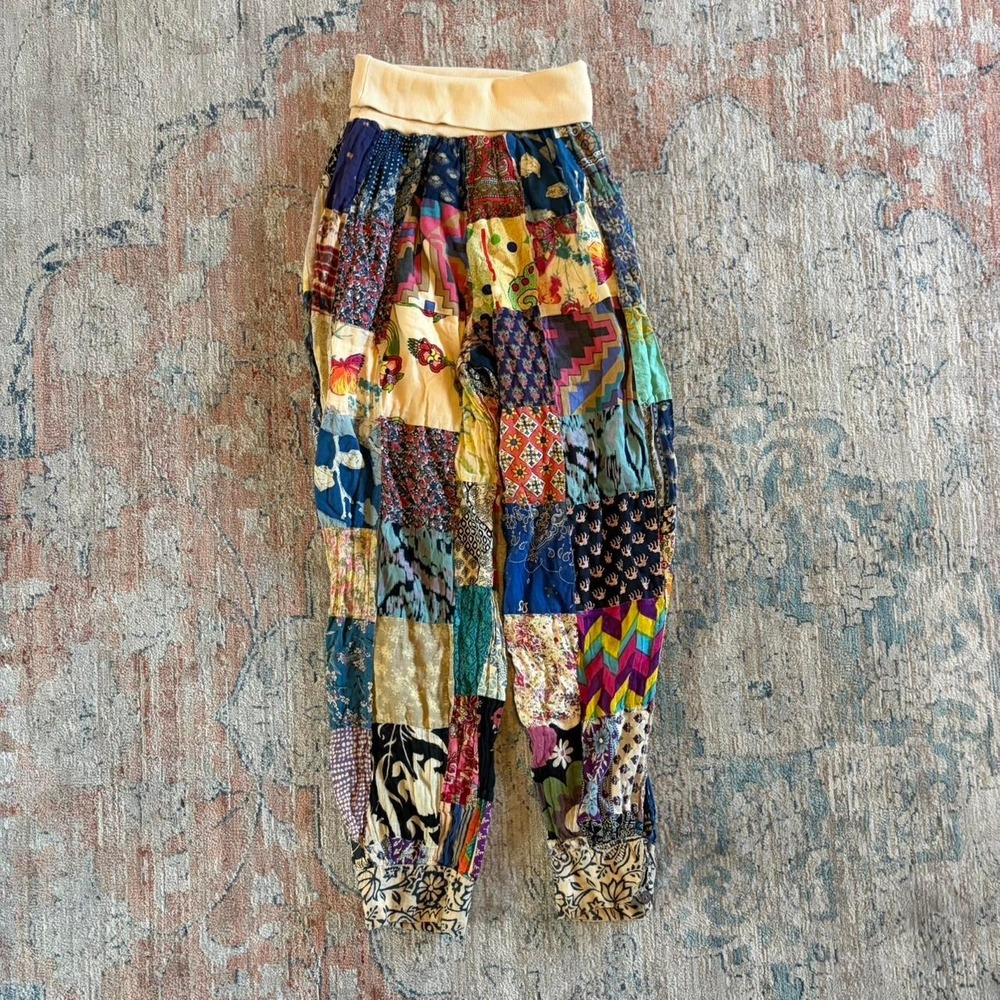 Vintage 90's patchwork foldovers Size M   boho indie fairy cottagecore‎ hippie